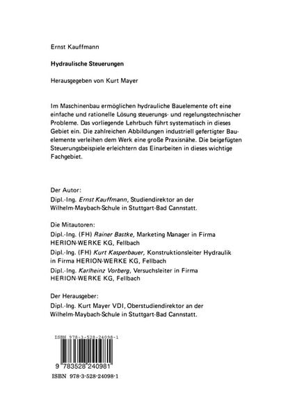 Produktbild: Hydraulische Steuerungen
