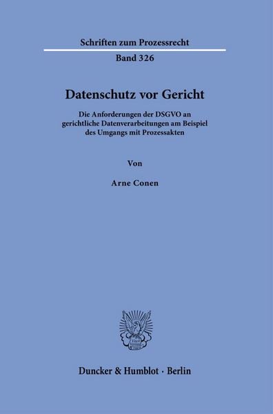 Produktbild: Datenschutz vor Gericht