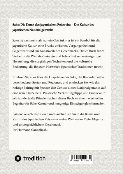 Produktbild: Sake: Die Kunst des japanischen Reisweins