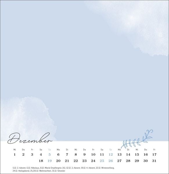 Produktbild: Kreativkalender zum Aufstellen Gl&uuml;cksmomente 2027