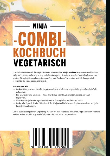 Produktbild: Ninja Combi Kochbuch Vegetarisch- 115 Rezepte.