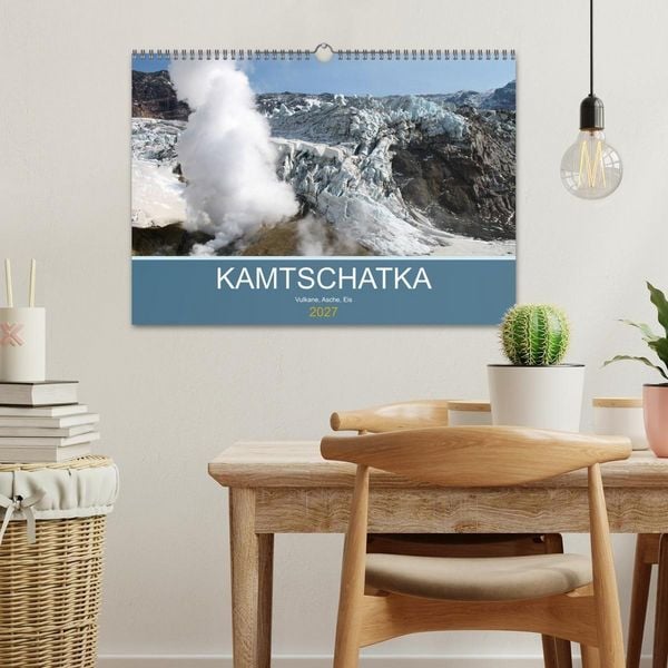 Produktbild: Kamtschatka - Vulkane, Asche, Eis (Wandkalender 2027 DIN A3 quer), CALVENDO Monatskalender