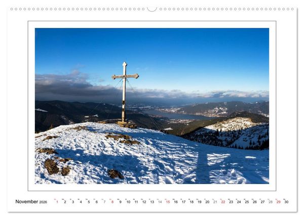 Produktbild: Unterwegs in den Bayerischen Voralpen (hochwertiger Premium Wandkalender 2026 DIN A2 quer), Kunstdruck in Hochglanz
