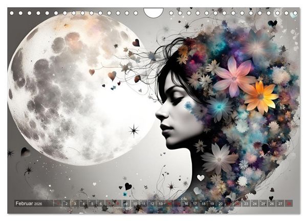 Produktbild: Geheimnisvolle Silhouetten (Wandkalender 2026 DIN A4 quer), CALVENDO Monatskalender