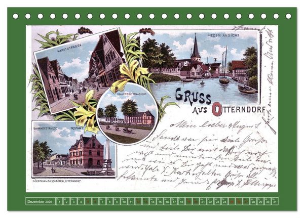Produktbild: 625 Jahre Otterndorf - Gr&uuml;ne Stadt am Meer (Tischkalender 2026 DIN A5 quer), CALVENDO Monatskalender