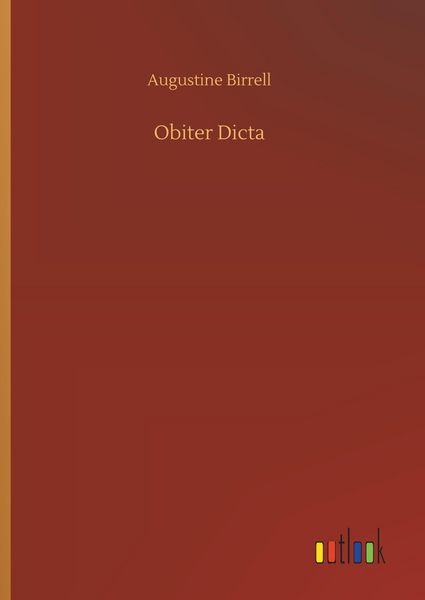 Produktbild: Obiter Dicta