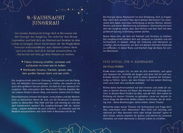 Produktbild: Kartenset: 12 N&auml;chte, 12 Zeichen | Rauhn&auml;chte und Astrologie bewusst erleben &ndash; mit Ritualen, Affirmationen und Videomeditationen