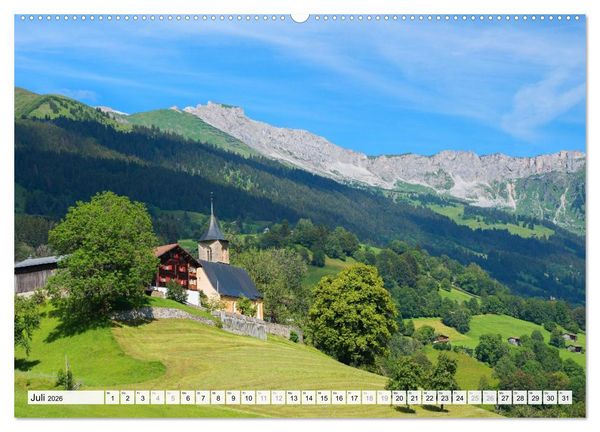 Produktbild: Graub&uuml;ndner Landschaften (Wandkalender 2026 DIN A2 quer), CALVENDO Monatskalender