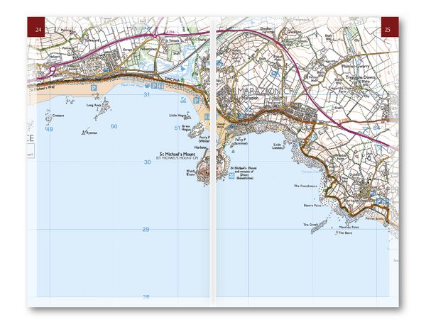 Produktbild: South West Coast Path Map Booklet - Vol 2: St Ives to Plymouth