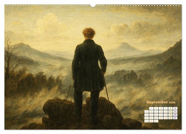 Produktbild: Im Licht der Sehnsucht - Romantische Landschaften (Wandkalender 2026 DIN A2 quer), CALVENDO Monatskalender
