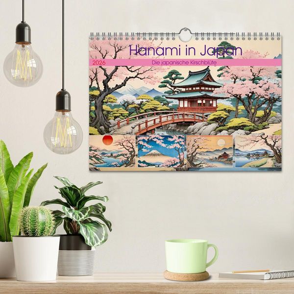 Produktbild: Hanami in Japan (Wandkalender 2026 DIN A4 quer), CALVENDO Monatskalender