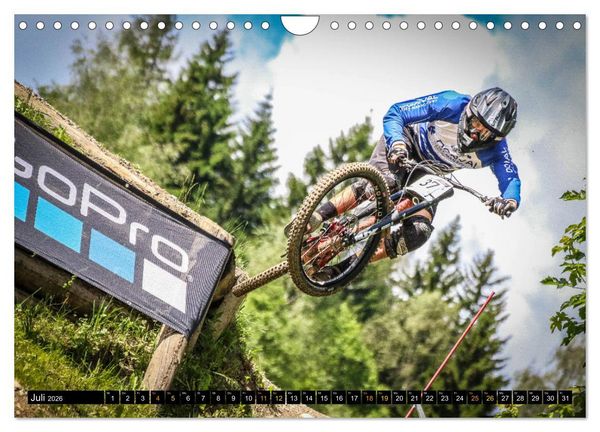 Produktbild: Downhill Racing (Wandkalender 2026 DIN A4 quer), CALVENDO Monatskalender