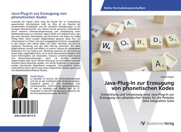 Java-Plug-In zur Erzeugung von phonetischen Kodes, Taschenbuch von Daniel Hoyer, AV Akademikerverlag, 9783639397178