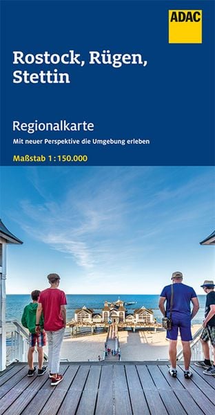 Produktbild: ADAC Regionalkarte 03 Rostock, R&uuml;gen, Stettin 1:150.000