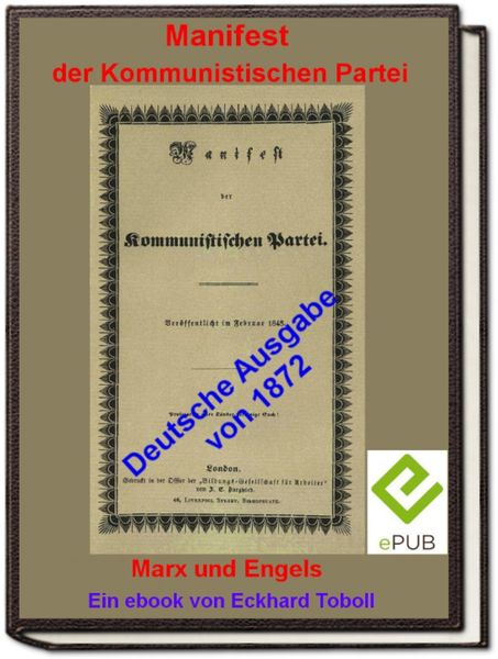 Produktbild: "Manifest der Kommunistischen Partei" (deutsche Ausgabe 1872)
