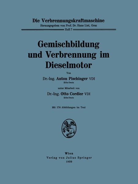 Produktbild: Gemischbildung und Verbrennung im Dieselmotor