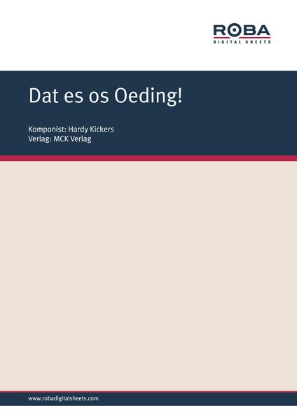 Produktbild: Dat es os Oeding!