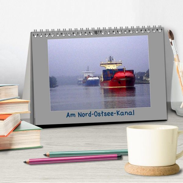 Produktbild: Am Nord- Ostsee-Kanal (Tischkalender 2027 DIN A5 quer), CALVENDO Monatskalender