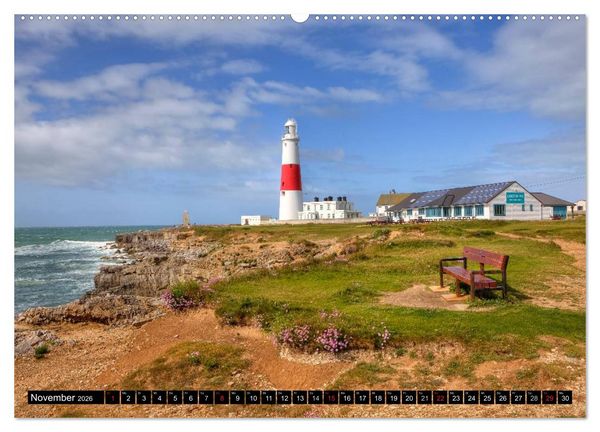 Produktbild: S&uuml;dwestengland - Dorset & Devon (hochwertiger Premium Wandkalender 2026 DIN A2 quer), Kunstdruck in Hochglanz