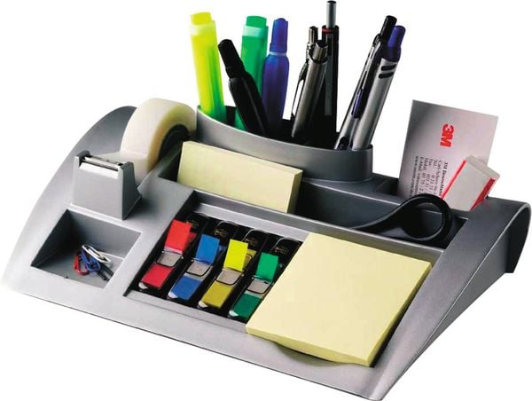 Produktbild: Post-it&reg; Tisch-Organizer, silber
