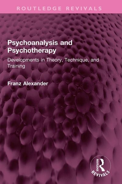 Produktbild: Psychoanalysis and Psychotherapy
