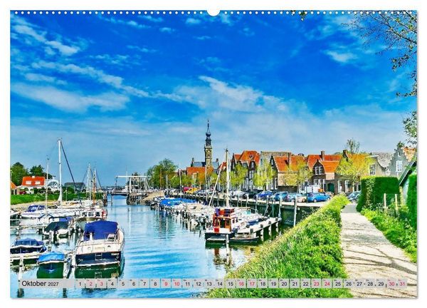 Produktbild: Holland, wo die Seele baden geht (hochwertiger Premium Wandkalender 2027 DIN A2 quer), Kunstdruck in Hochglanz