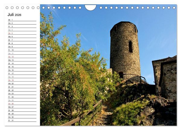 Produktbild: Tschechien - Die Burg Strekov (Wandkalender 2026 DIN A4 quer), CALVENDO Monatskalender