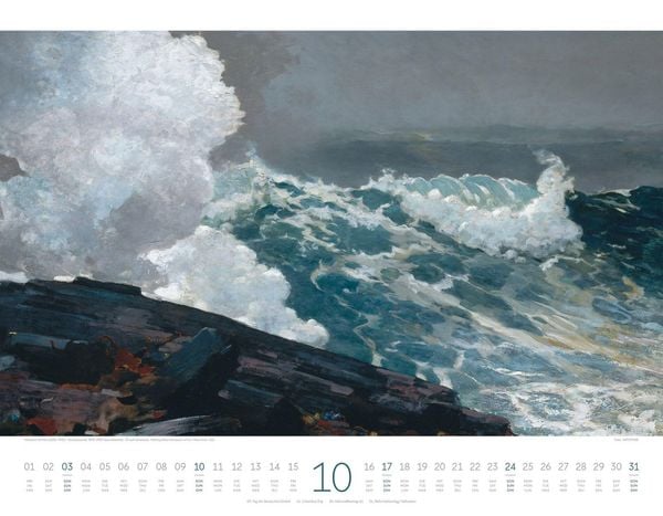Produktbild: Kunstwerk Meer Kalender 2027