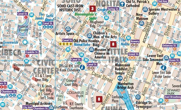 Produktbild: New York City, Borch Map