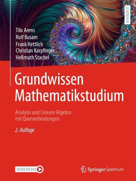 Produktbild: Grundwissen Mathematikstudium - Analysis und Lineare Algebra mit Querverbindungen