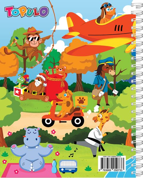 Produktbild: Lustige Tiere Malbuch