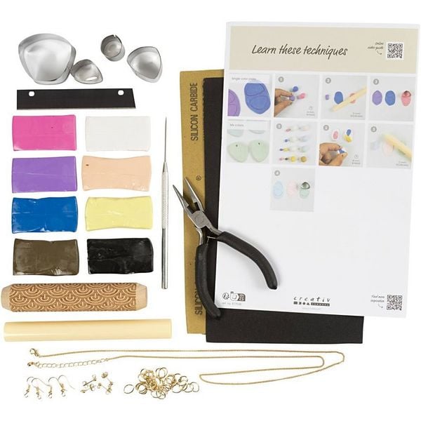 Produktbild: Creativ Company DIY Sets Modellieren Starter Kreativ Set Schmuck Modellieren, Jewellery, Kreativ Box
