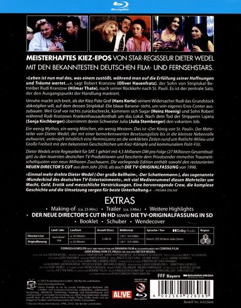 Produktbild: Der K&ouml;nig von St. Pauli - Der komplette Sechsteiler (ARD Director's Cut in HD + SAT.1 Originalfassung in SD) (Fernsehjuwelen) [2 BRs]
