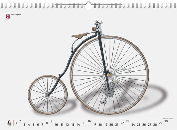 Produktbild: 2023, 12 Fahrradklassiker, Wandkalender