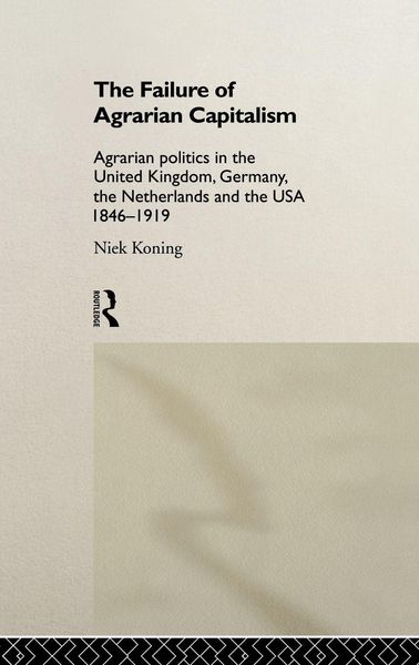 Produktbild: The Failure of Agrarian Capitalism