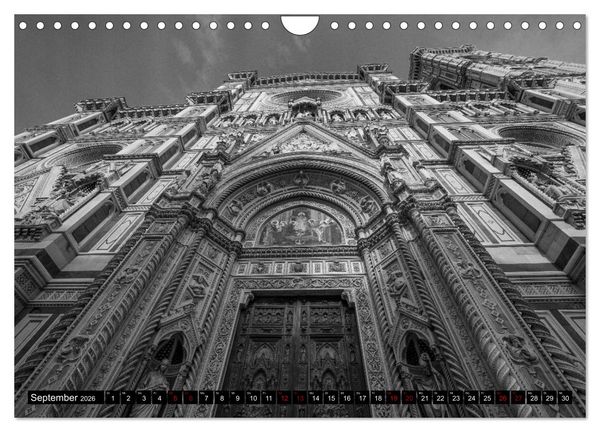 Produktbild: Toscana - monocromatico (Wandkalender 2026 DIN A4 quer), CALVENDO Monatskalender