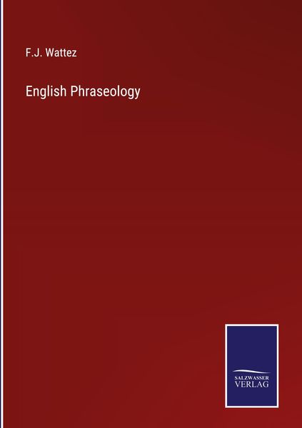 Produktbild: English Phraseology