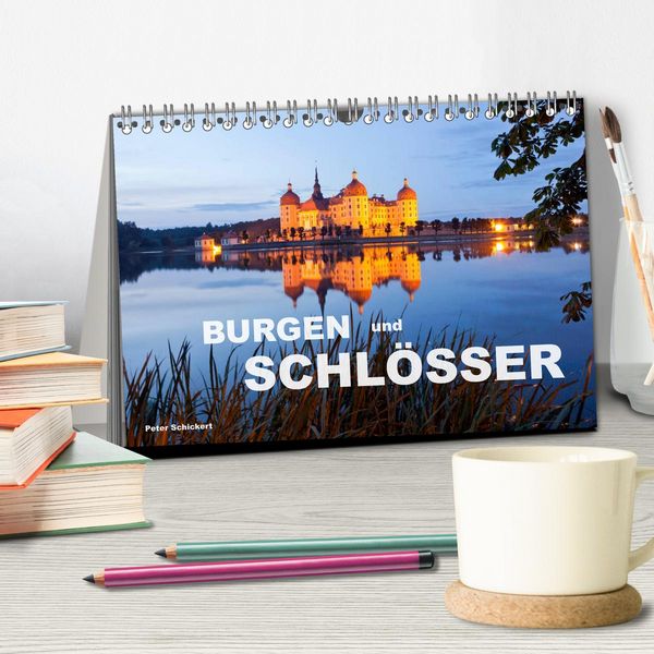 Produktbild: Burgen und Schl&ouml;sser (Tischkalender 2026 DIN A5 quer), CALVENDO Monatskalender