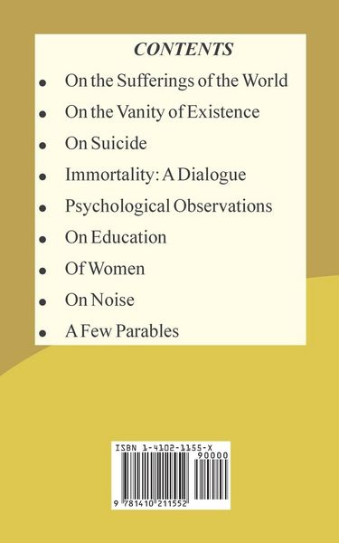 Produktbild: Studies in Pessimism