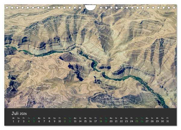 Produktbild: Pilot's-eye view - Die Welt von oben (Wandkalender 2026 DIN A4 quer), CALVENDO Monatskalender