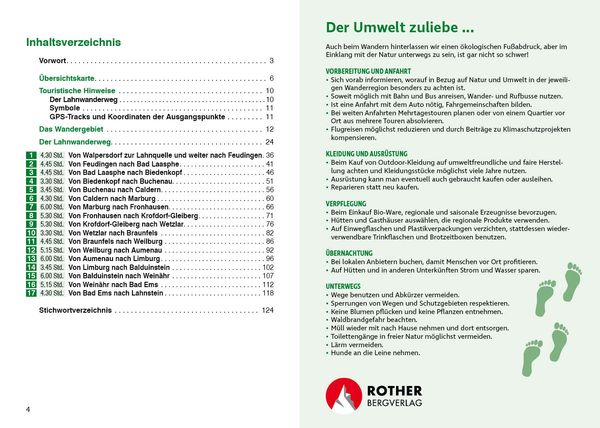 Produktbild: ROTHER Wanderf&uuml;hrer Lahnwanderweg