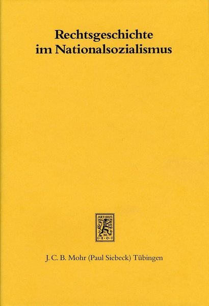 Produktbild: Rechtsgeschichte im Nationalsozialismus