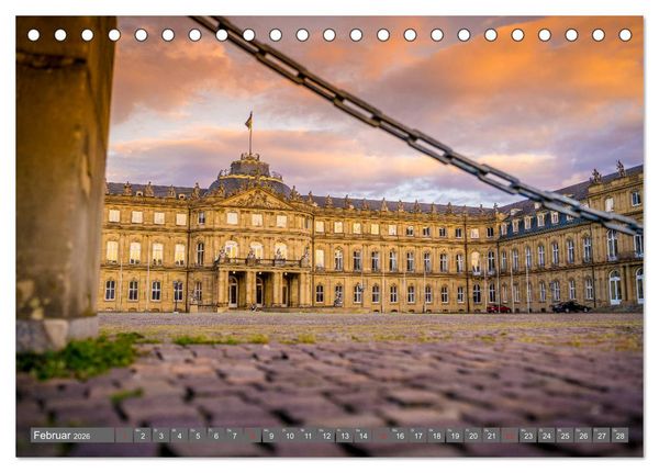 Produktbild: Historisches Stuttgart 2026 (Tischkalender 2026 DIN A5 quer), CALVENDO Monatskalender