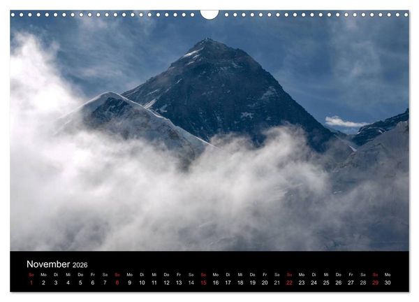 Produktbild: Majest&auml;tische Bergwelten - Der Everest Trek (Wandkalender 2026 DIN A3 quer), CALVENDO Monatskalender
