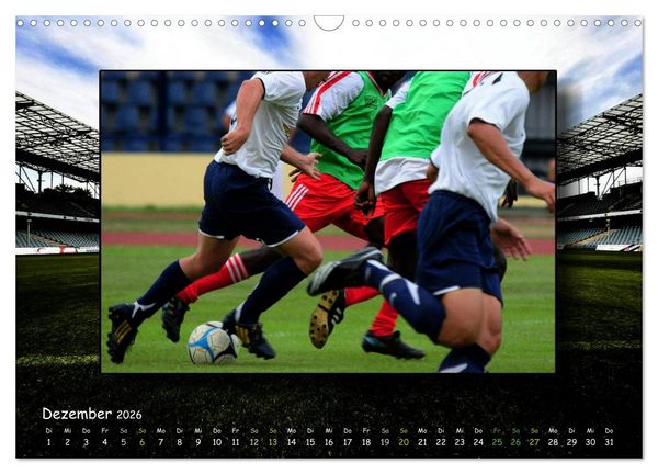 Produktbild: Fu&szlig;ball regiert die Welt (Wandkalender 2026 DIN A3 quer), CALVENDO Monatskalender