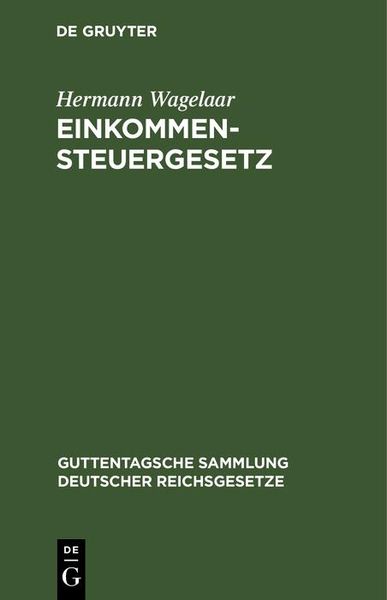 Produktbild: Einkommensteuergesetz