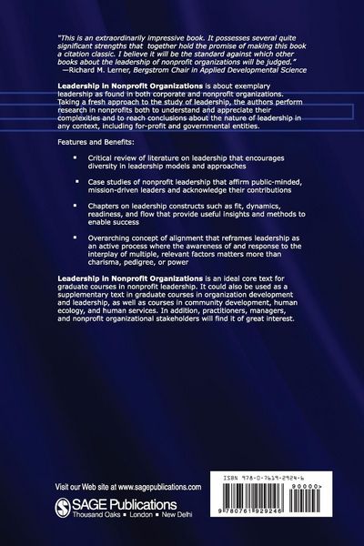 Produktbild: Leadership in Nonprofit Organizations