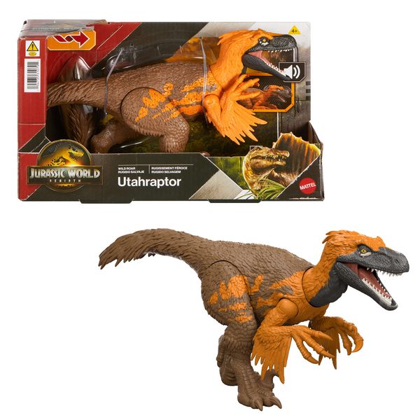 Produktbild: Jurassic World Wild Roar Utahraptor