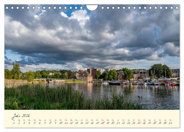 Produktbild: Kiel &ndash; Maritimes Flair im Wandel der Jahreszeiten (Wandkalender 2026 DIN A4 quer), CALVENDO Monatskalender