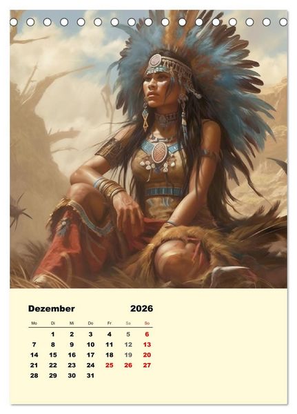 Produktbild: Indian Fantasy (Tischkalender 2026 DIN A5 hoch), CALVENDO Monatskalender
